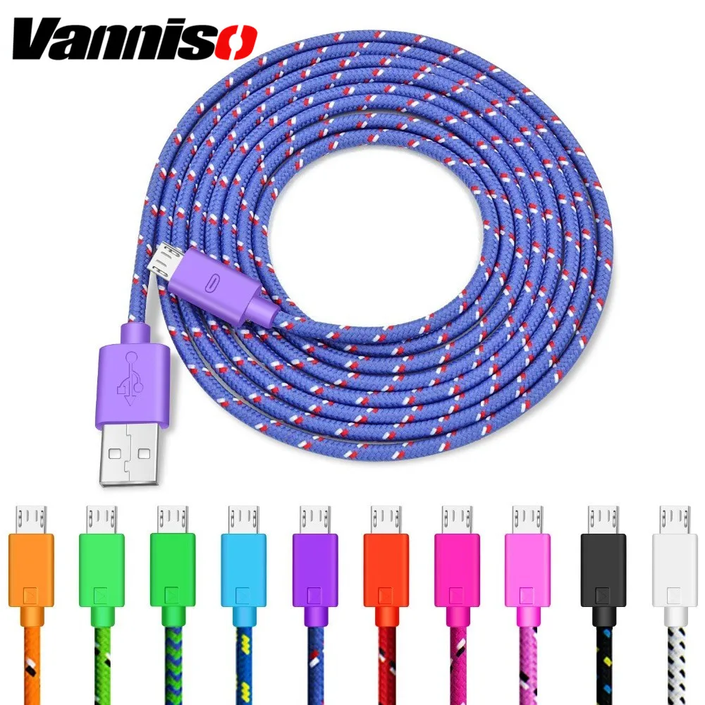 Nylon-Braided-Micro-USB-Cable-1m-2m-3m-Data-Sync-USB-Charger-Cable-For-Samsung