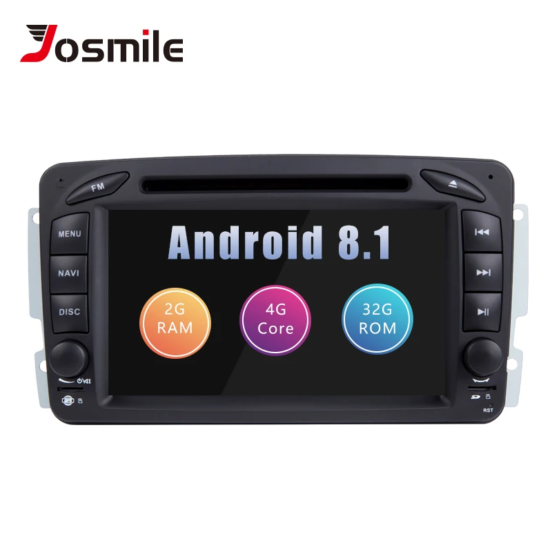 

2 Din Android 8.1 Car Multimedia Player For W203 Mercedes Benz Vito W639 W168 Vaneo Clk W209 W210 M/MLRadio Audio Navigation DVD