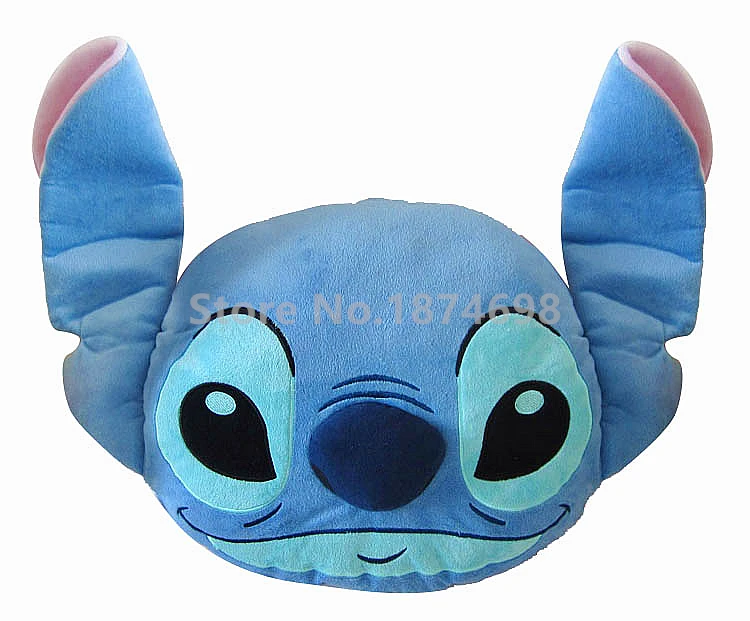

Lilo and Stitch Plush Cushion Pillows Decorative Throw Cute Stitch & Angel Both Sides Soft Stuffed Toys Cushions Home Decor 30cm