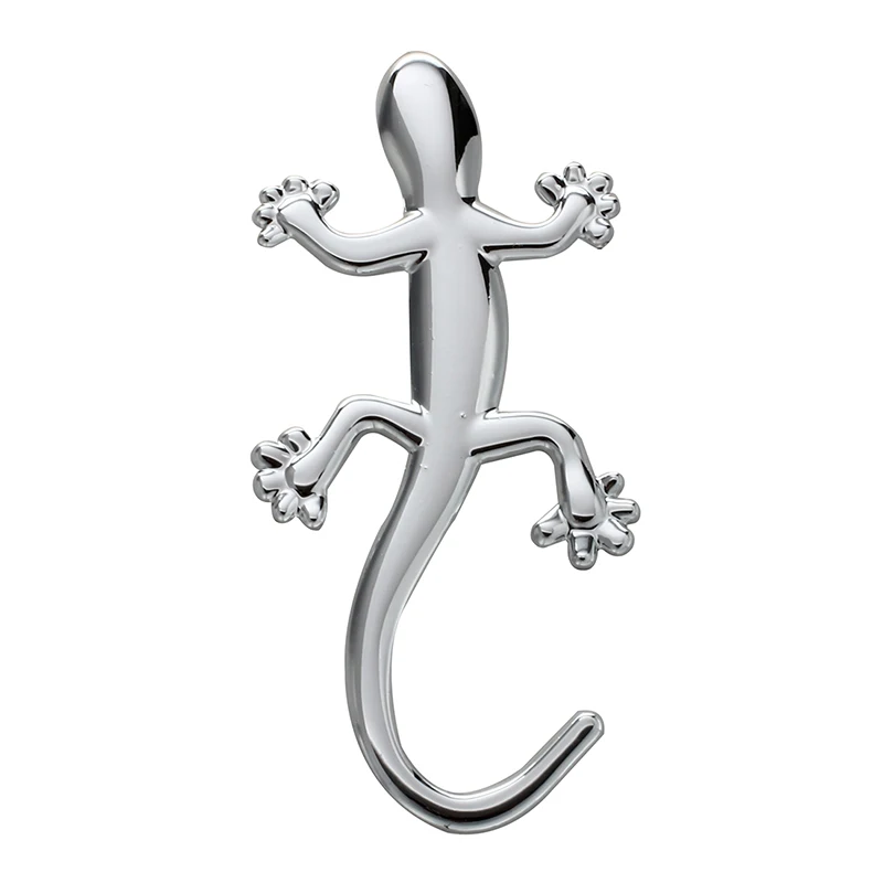 

3D bumper stickers gecko gecko lizard emblem chrome PVC sticker New