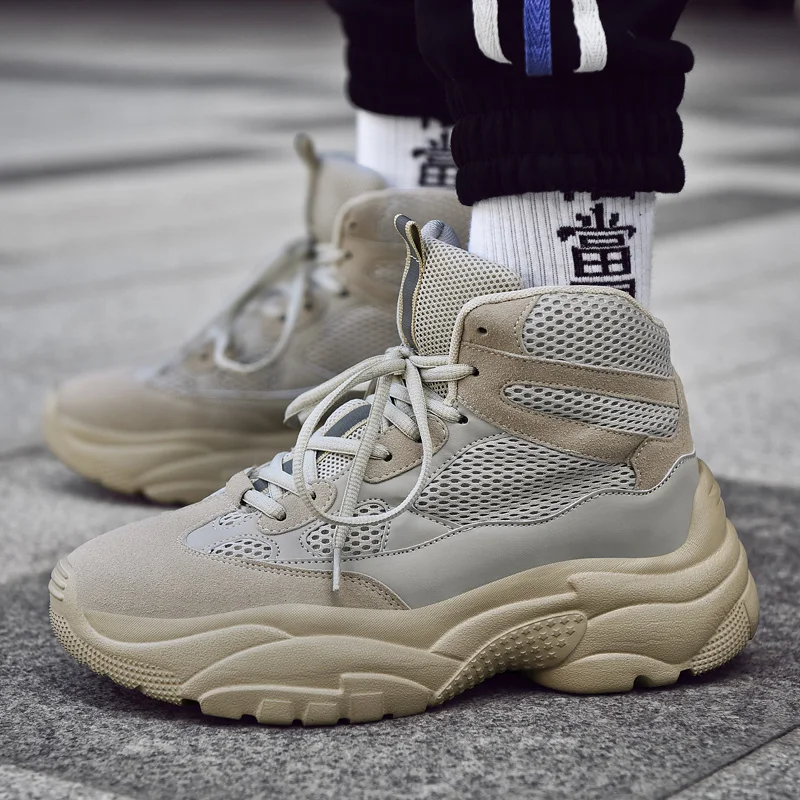 

men Casual Shoes High Top spring autumn Fashion Sneakers outdoor Walking Ankle Flats Shoes Man Footwear Leisure Shoes Trend k3