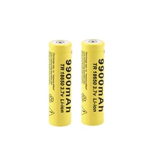 2/3/4/5 шт. 18650 Батарея 9900 мА/ч, 3,7 V 18650 Перезаряжаемые Батарея литий-ионный аккумулятор для светодиодный фонарик факел Литий Батарея