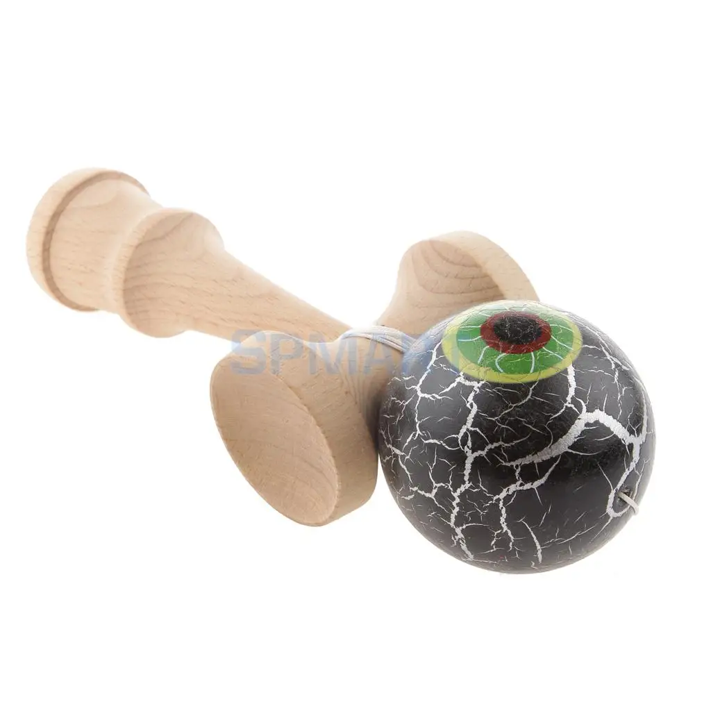 Eyeball Shaped краска для трескающих покрытий деревянные Kendama дети мастерство мяч игры дети веселые деревянные игрушки