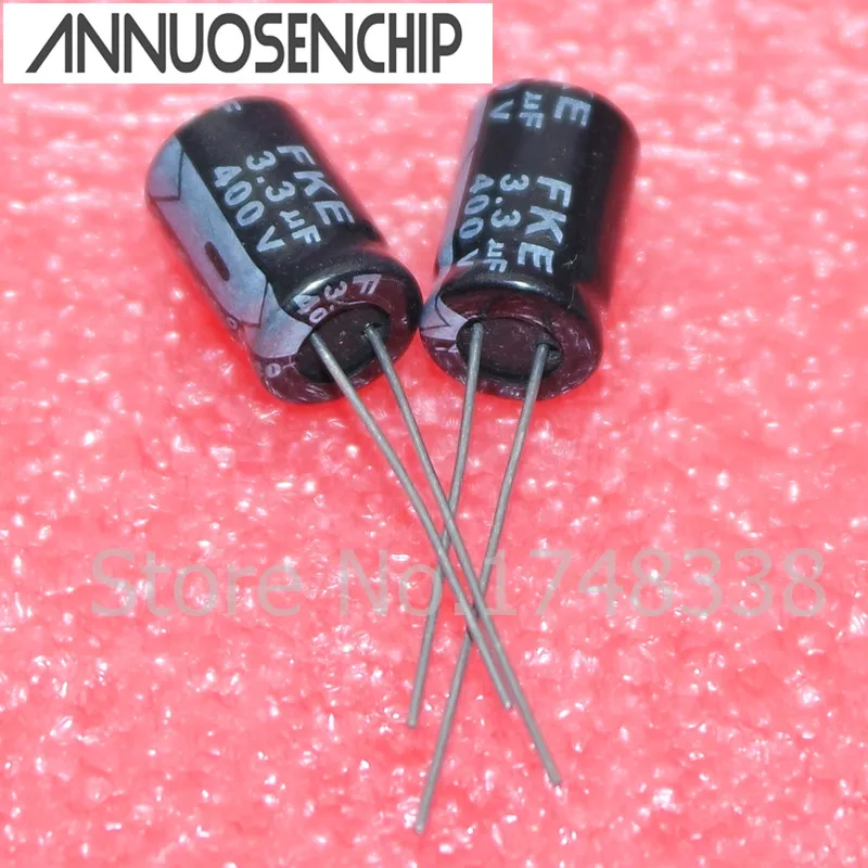 Алюминиевая электролитическая крышка 50 шт. 3 мкФ 400 В 8*12 3uf400v В|Реле| |