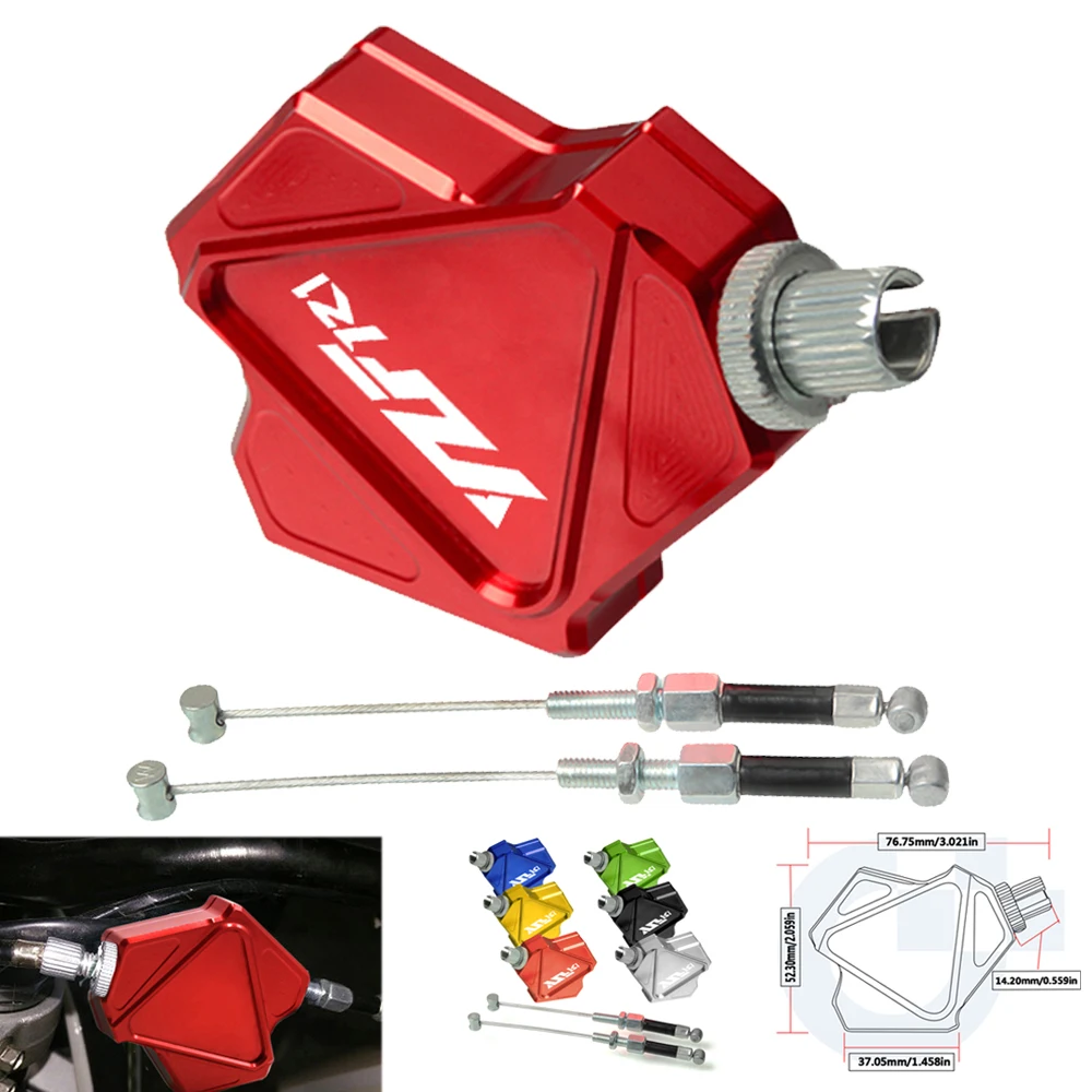 

CNC Aluminum Motorcycle Moto Stunt Clutch Lever Easy Pull Cable System For YAMAHA YZF R1 YZFR1 2004-2008 YZFR1/R1M/R1S 2015-2018