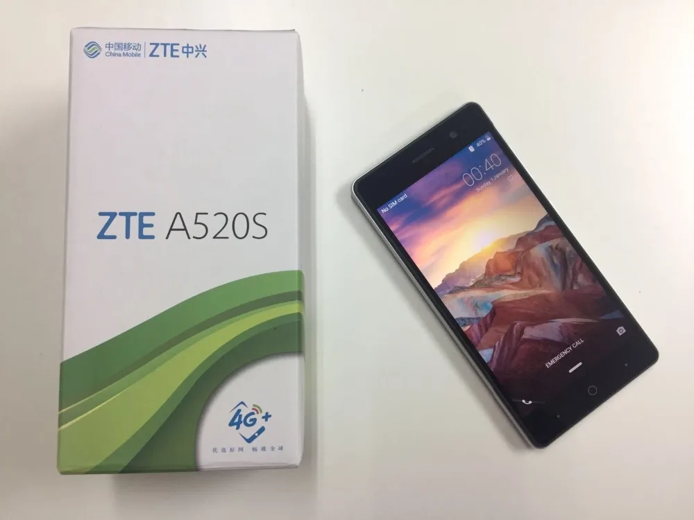 zte Blade A520/A520S 5,0 дюймов 1280*720 экран 1/2G ram 16g rom мобильный телефон четырехъядерный android 6,0 dual sim bluetooth - Цвет: A520S 1g 16g black