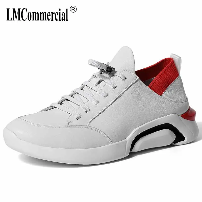 

Genuine Leather men's shoes spring and autumn summer British retro all-match cowhide breathable sneaker men casual shoes male