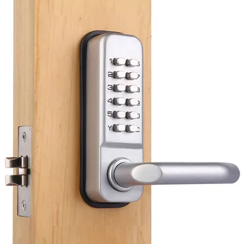

High quality and security Mechanical push button outdoor keypad code door lock