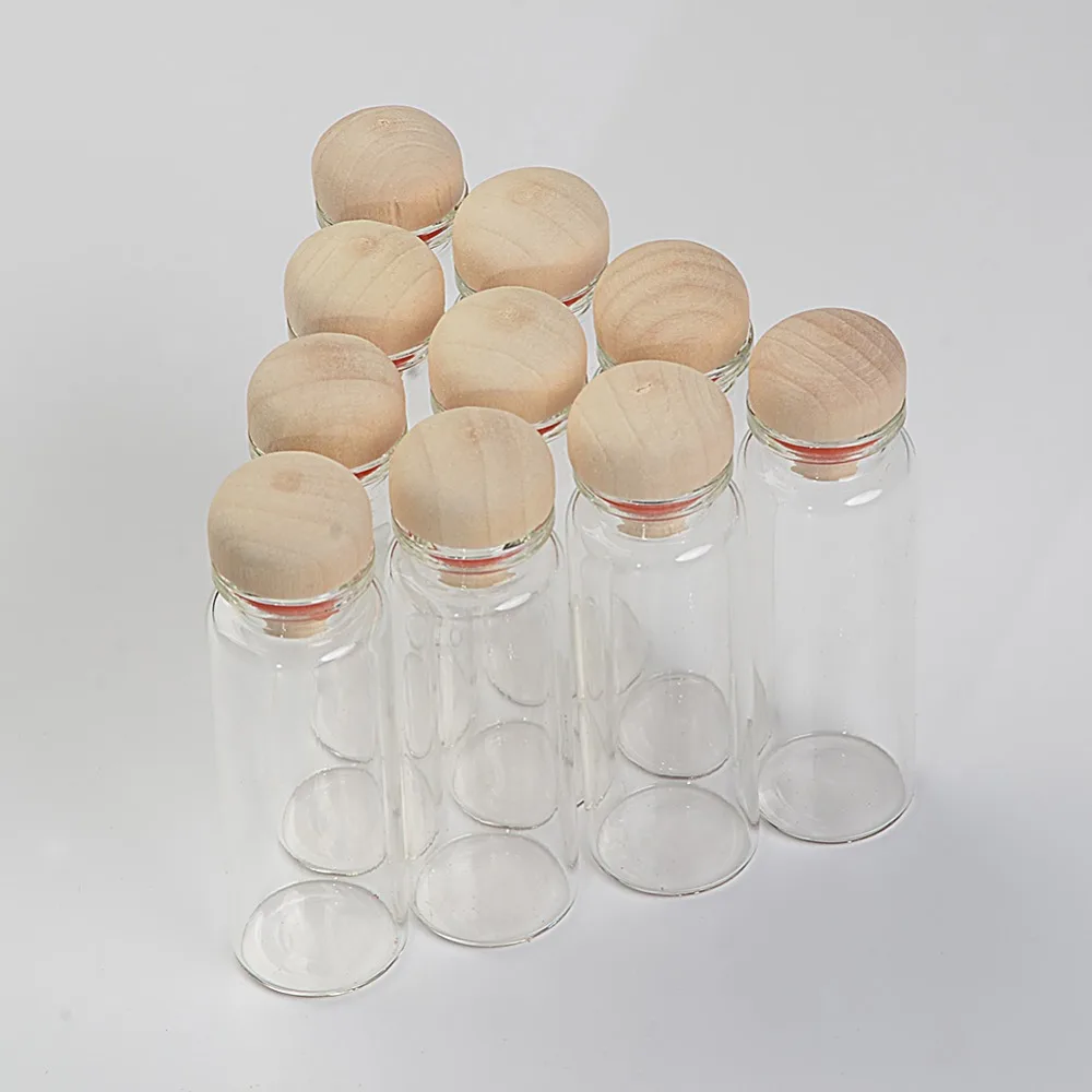 Glass Bottles with Cork 15ml Empty Glass Bottles Jars Containers for Christmas Gift Packaging1