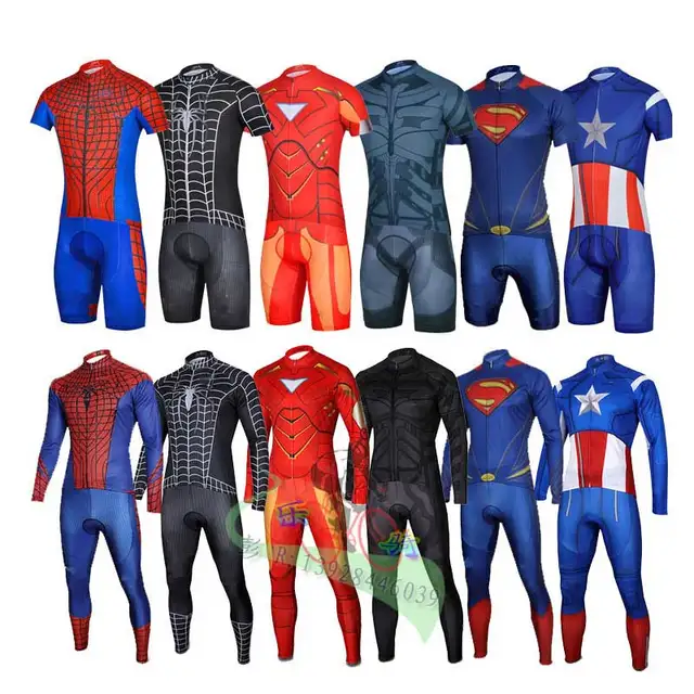 https://ae01.alicdn.com/kf/HTB1EUZGQFXXXXXqXpXXq6xXFXXXg/Super-Hero-Iron-man-Superman-Spiderman-Batman-v-lo-jersey-hommes-court-long-v-lo-v.jpg_640x640.jpg