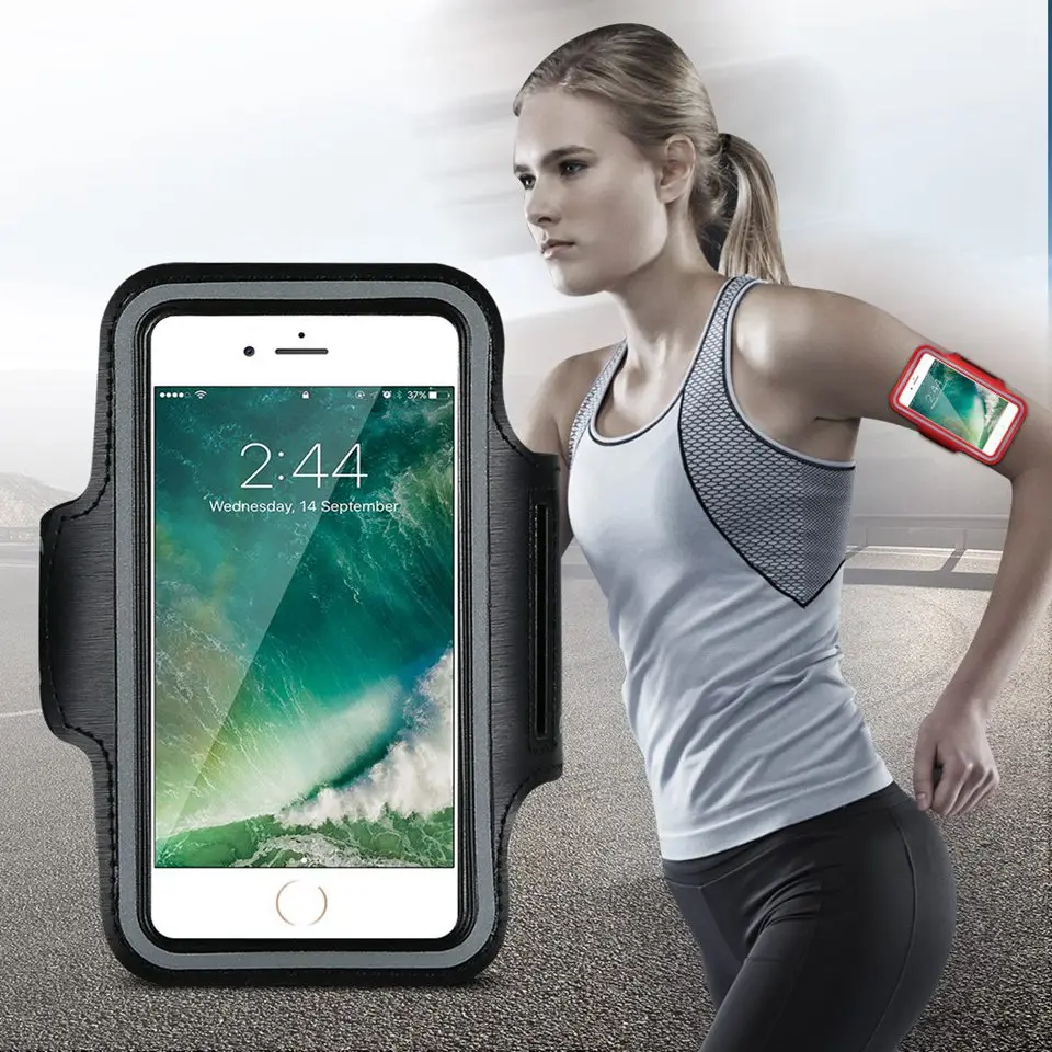الرياضة شارة حالة ل xiaomi mi 6 5 ثانية 5 4 4c 3 2 ثانية Mi6 Mi5s شارات الذراع الفرقة الهاتف القضية غطاء حزام الجري gym حقيبة الحقيبة فوندا