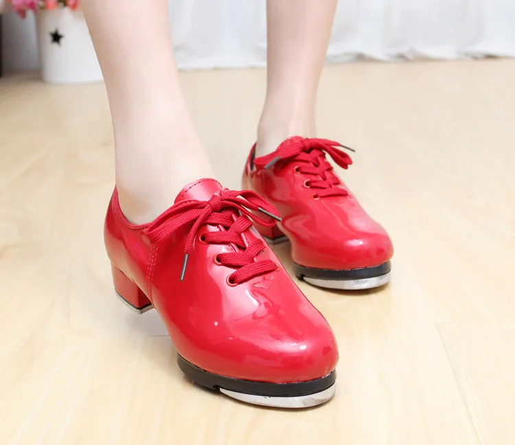 Новые брендовые классические туфли из искусственной кожи для мужчин и женщин, обувь для танцев на шнуровке, джазовая обувь, размер EU34-EU45