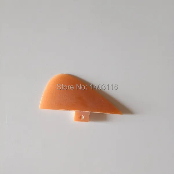 

volan orange color surfing fiberglass fin