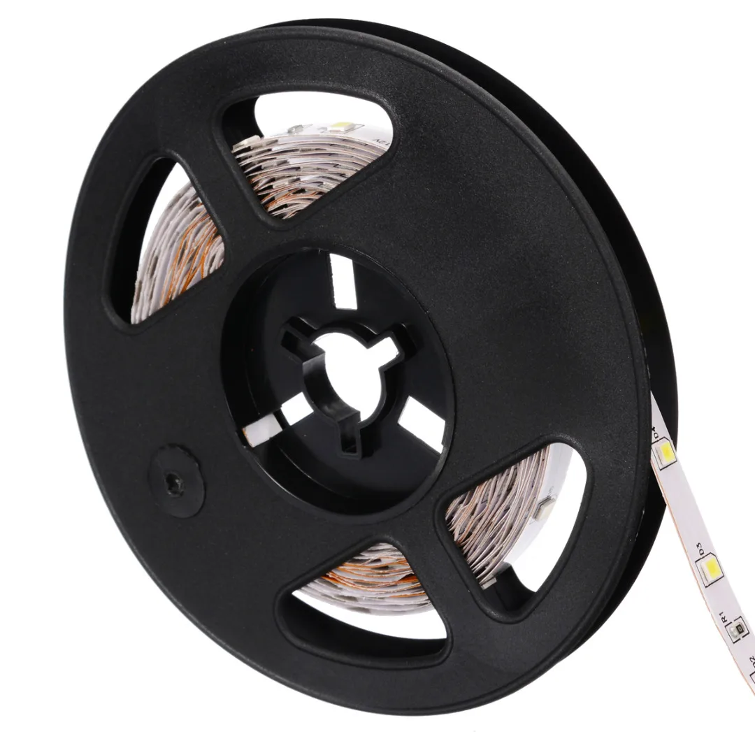 5M 3528 SMD 300LED Flexible Light Strips Warm Cool White LED Strips 12V Ribbon Light Car Lamp Decorating Lights