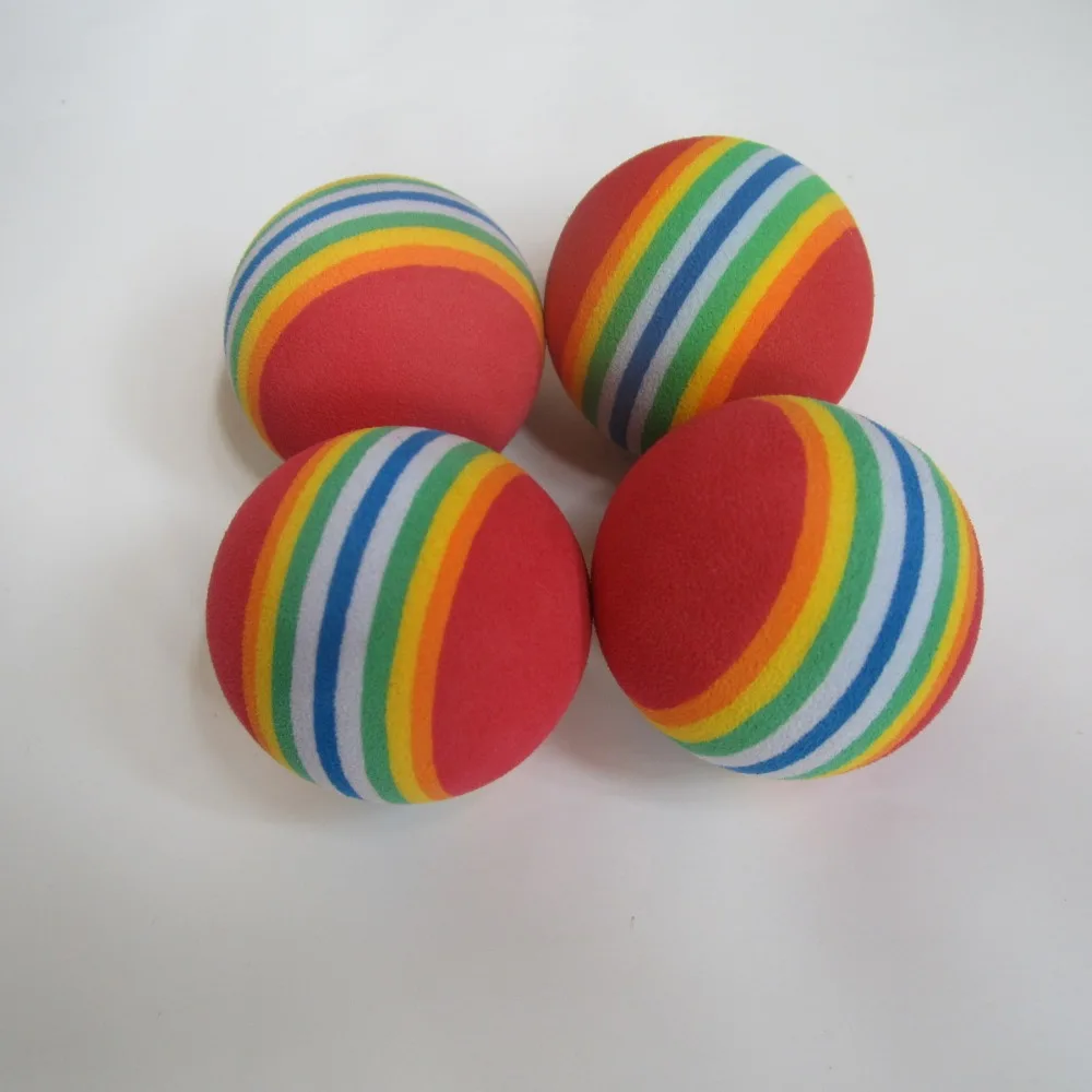30EA Indoor golf practice ball multi colour sponge ball eva soft ball rainbow ball 30EA Indoor golf practice ball multi colour sponge ball eva soft ball rainbow ball