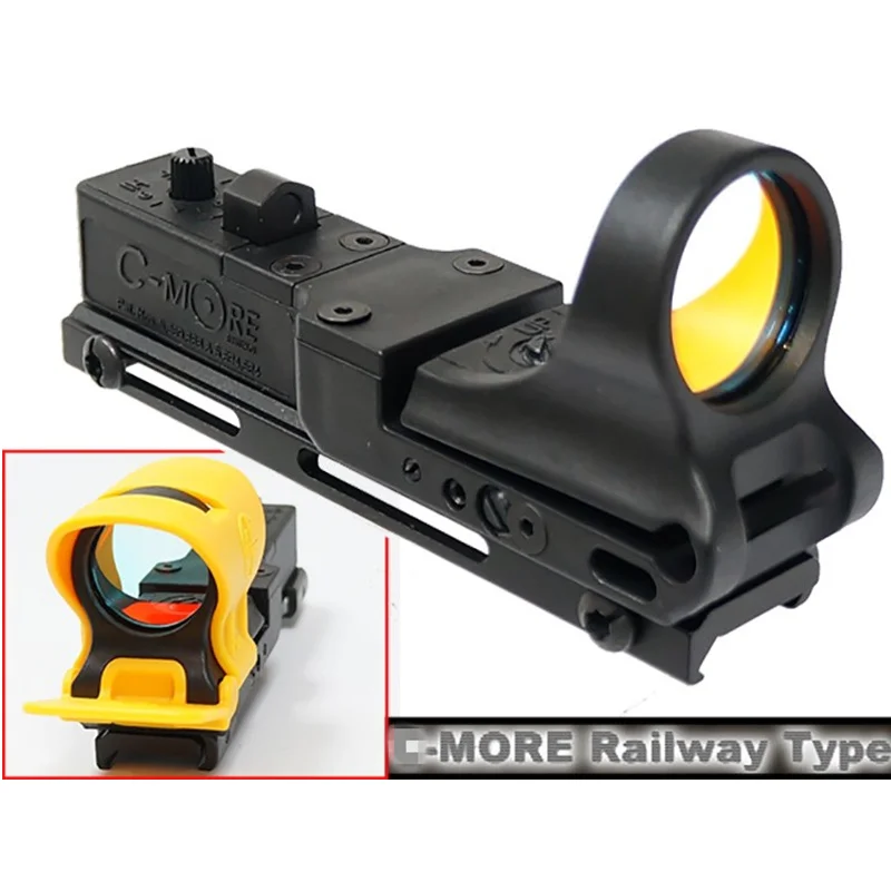 CQC Tactical SeeMore Railway Reflex Red Dot Sight Airsoft Paintball