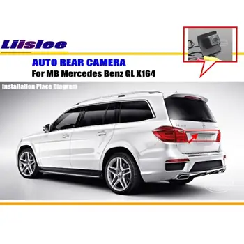 Liislee For Mercedes Benz GL X164 - RearView Camera / Backup Parking Camera / HD CCD RCA NTST PAL / Reverse Hole Camera liislee dynamic guidance rear camera for toyota ist urban cruiser 2007 2016 hd 860 pixels parking intelligentized