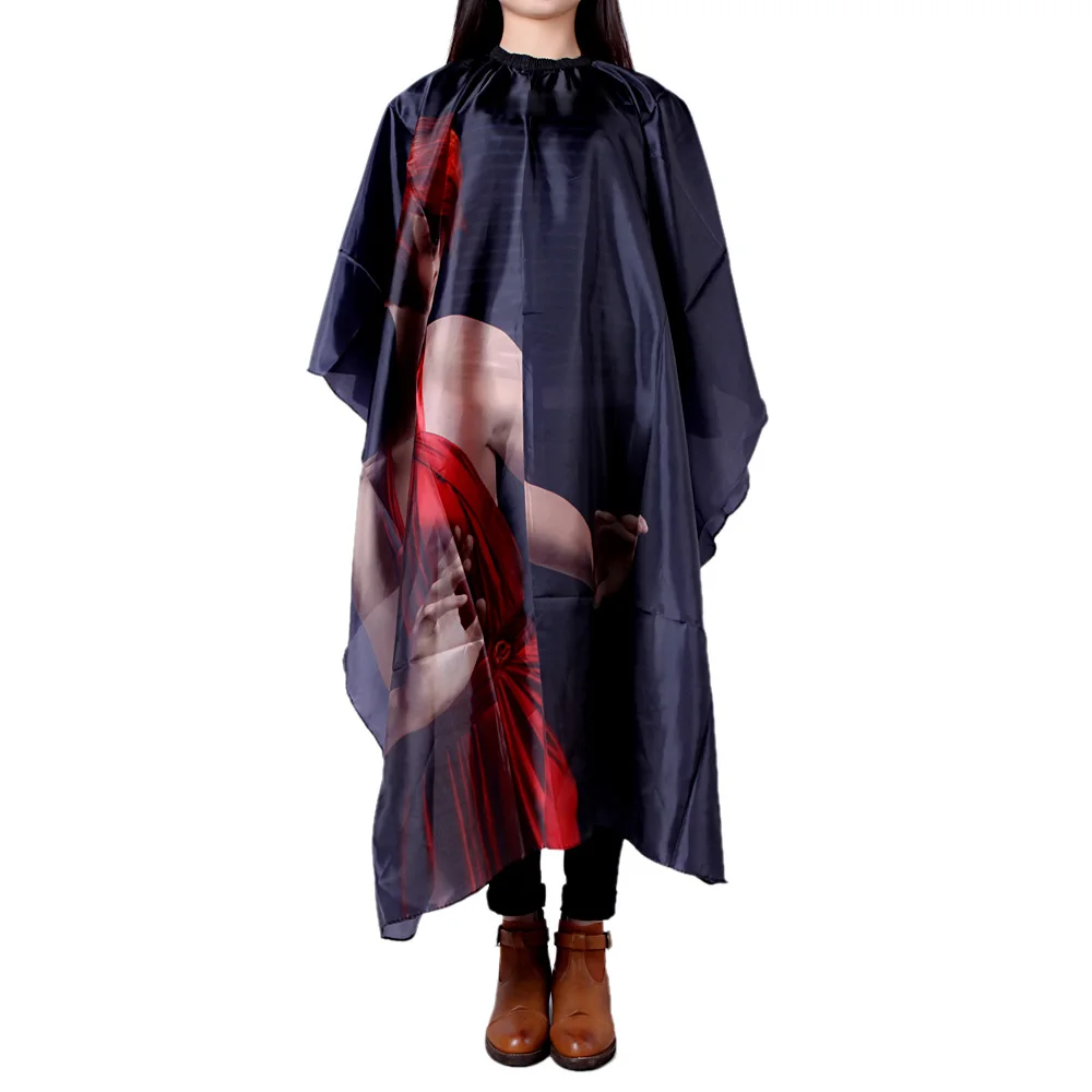how 6 gown to pieces cut Barbers Cloth Hairdresser Gown Cape Hairdressing