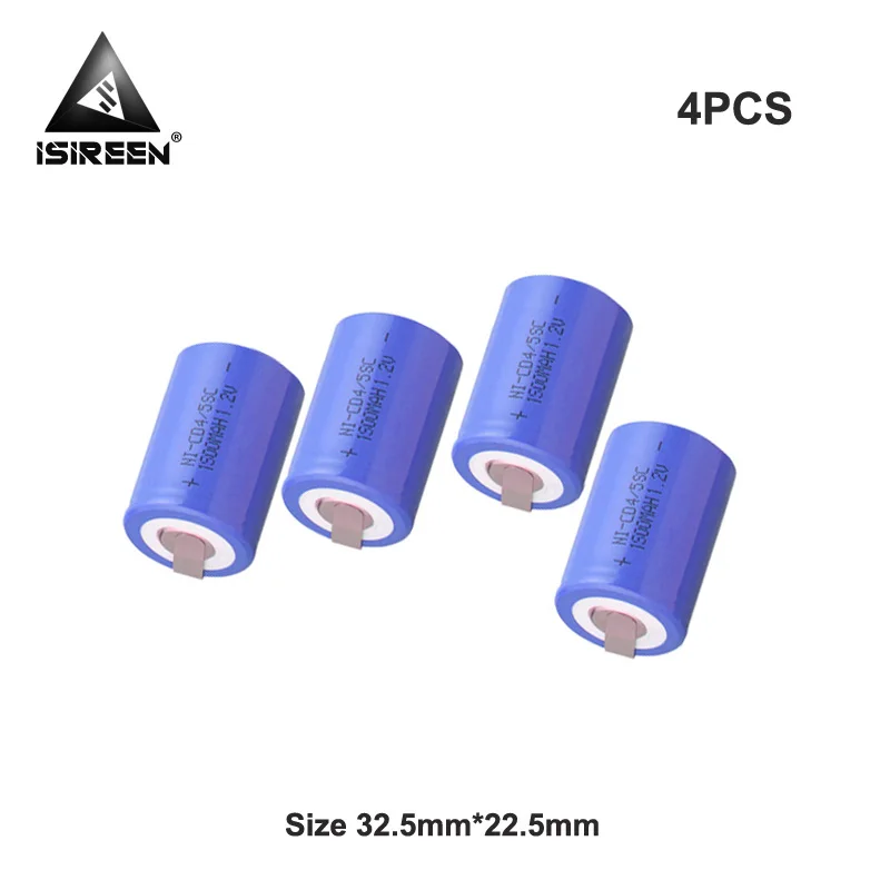 1500mAh 4/5 SC Ni-CD батареи 1,2 V аккумулятор Электрический аккумулятор Subc Ni CD