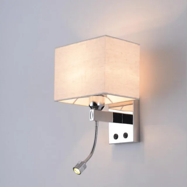 Moderna semplice comodino led da lettura camera da letto lampada da ... Lampade da muro a led
