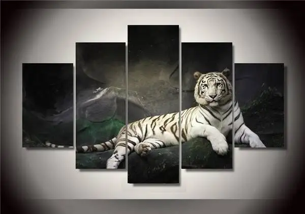 

Hd Printed White Tiger Landscape Group Painting Room Decor Print Poster Picture Canvas Free Shipping/Ny-029 NO Framed With
