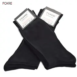 Fcare 8 шт. = 4 пары 40, 41, 42, 43, 44, 45 плюс размер длинные ноги бизнес calcetines мужские хлопковые платья свадебные черные носки экипажа носки