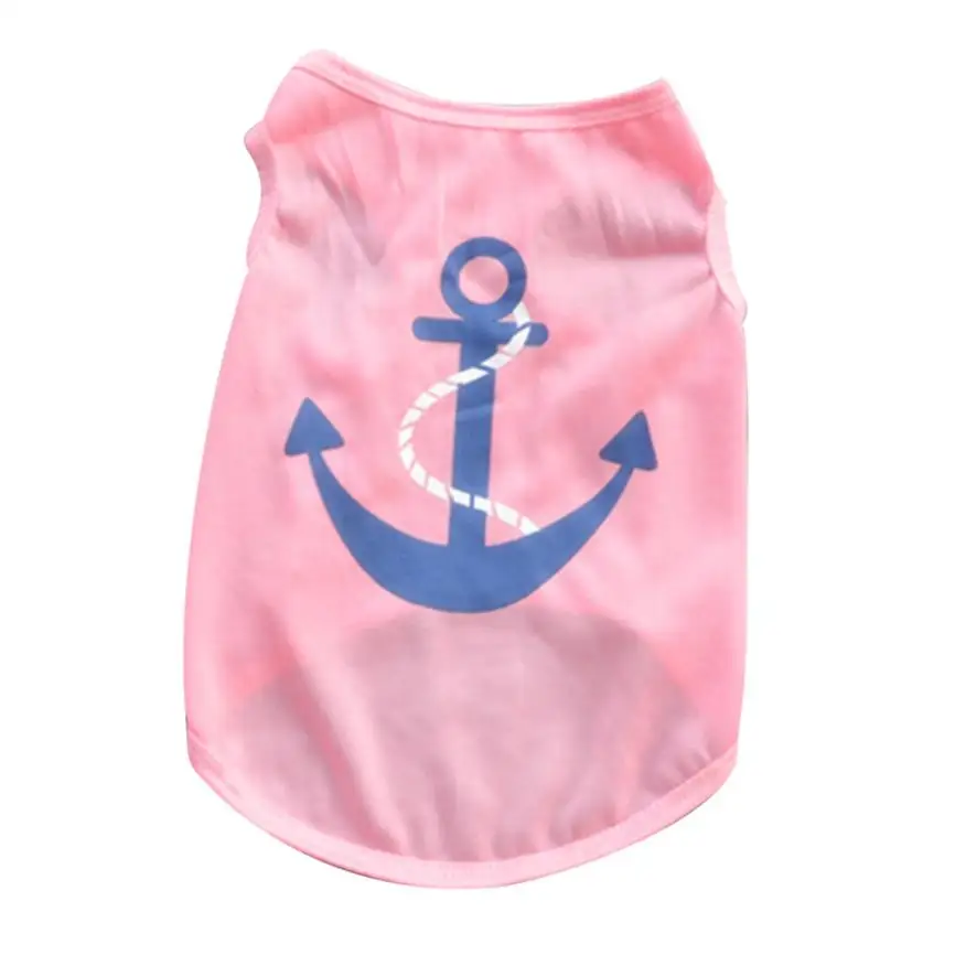 

Summer Dog Shirt Cool And Sleeveless Cute Printed Spring Dog Vest Soft Clothes For Small Dogs T Shirt Puppy Costume Hot Sell