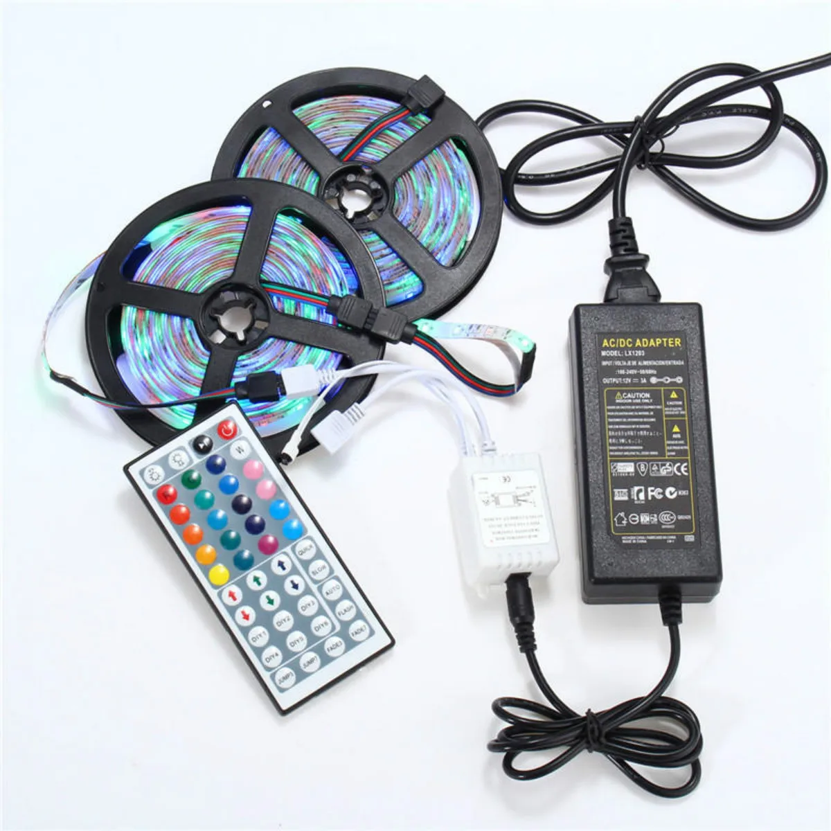 10 м 600 светодиодный сменный цвет SMD3528 RGB Светодиодная лента веревочный светильник