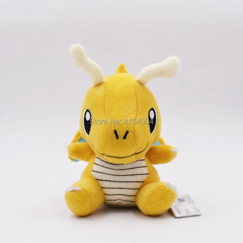 6 &quot15 см аниме мультфильм Dragonite плюшевая кукла Peluche Мягкая Популярная игрушка