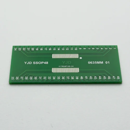

SSOP 48 0.635mm 2.54mm adapter plate patch patch turn pin spacing 15.24mm