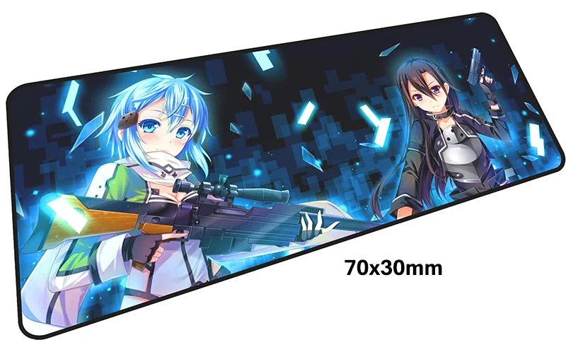 Sword Art онлайн геймерский коврик для мыши 700x300X3 мм игровой коврик для мыши NERvGear аксессуары для ноутбуков ПК ноутбук padmouse эргономичный коврик