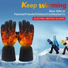 GV открытый Электрический теплый водонепроницаемый теплые перчаток с питанием от 3,7 в/4,5 в/7,4 В аккумуляторные тепловые перчатки для охоты на мотоцикле