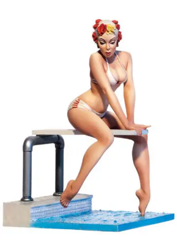 Неокрашенный комплект 1/20 80 мм летний крутой купальник Pin Up girl Полимерная | Отзывы и видеообзор