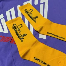 Harajuku/подарок, хлопковые носки высокого качества, носки для мужчин и женщин с мультяшным рисунком, модные трехцветные уличные индивидуальные носки в стиле хип-хоп