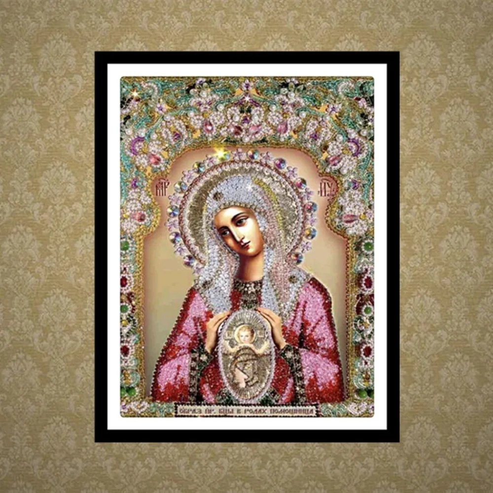 5d diy алмазная живопись религиозный значок алмазной мозаики вышивка крестиком Алмазная вышивка бисером изображение персонажа