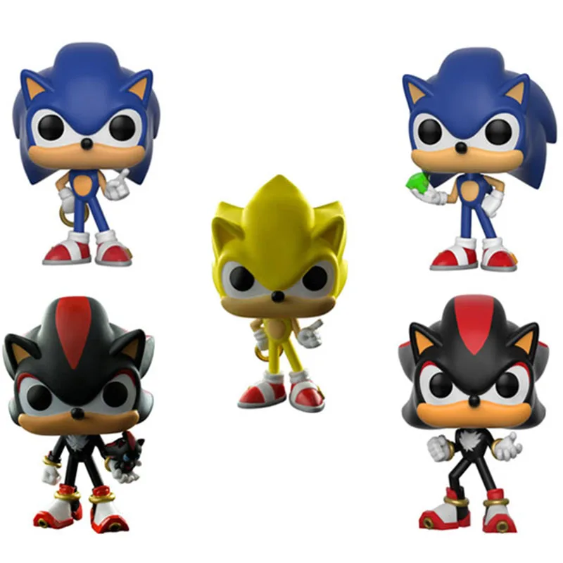 

FUNKO POP Sonic Shadow Tails Characters Figure Vinyl Doll Hedgehog Action Figures Collection Model Figure Toys for Children