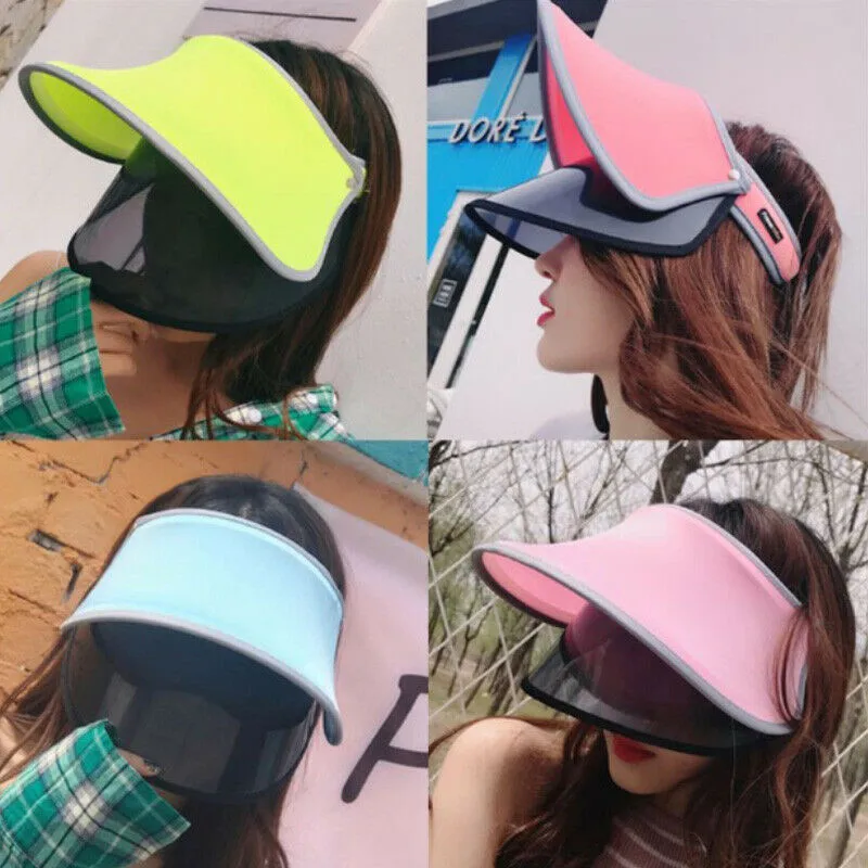 

2019 Unisex Summer UV Protection Visor Unisex Sports Christian visor Sunshade Solid Color Casual Caps