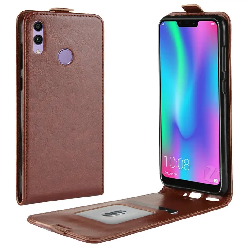 Роскошный кожаный чехол в стиле ретро для Huawei Honor 8C BKK AL10 TL00 кошелек с откидной