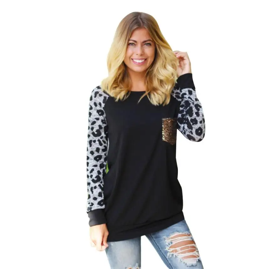 

Winter Feminine Blouse Women Long Sleeve Leopard Printed Casual Blouse Tops Fashion shirt blusa femininas camisa social feminina