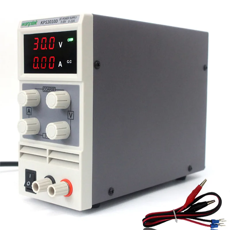 New Mini DC Power Supply 30V 10A Display Adjustable Switching Power Supply Voltage Regulator KPS3010D USEU Plug Free Shipping (6)