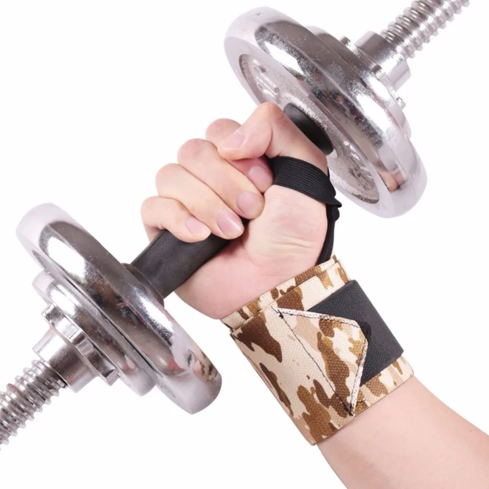 1Pair High Elastic Weight Lifting Wrist Straps Gym Training Hand Wraps