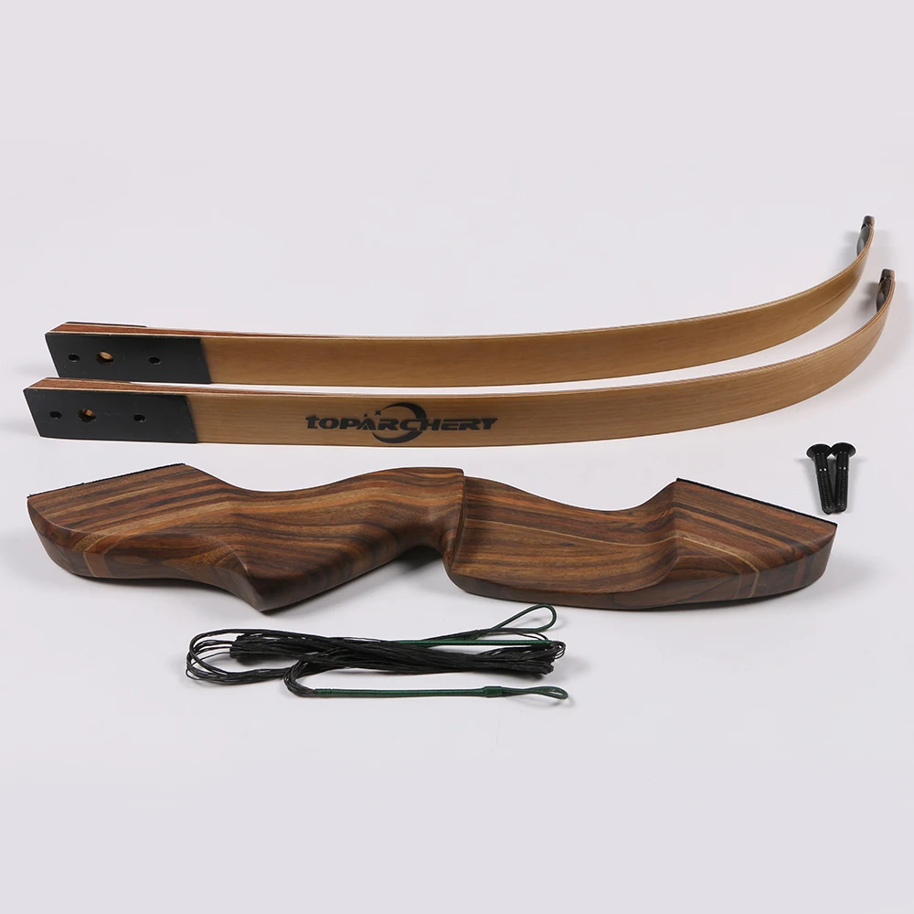 1 pcs popular hunting bow 60'' archery recurve bow wooden takedown bow