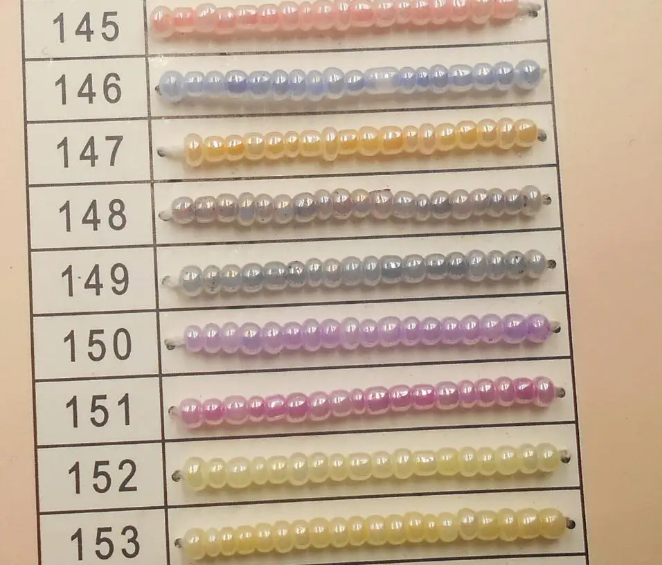 

2MM 1000pcs/lot Candy Color DIY/Handmade Round Loose Spacer Glass Seed for Jewelry Making Wholesale Free Shipping