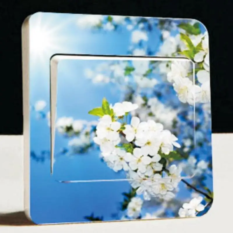 

1 pcs New Creative Fashion Beautiful Time Slot Sticker Romantic Idyllic Switch Stickers Home Decoration Art Sticker