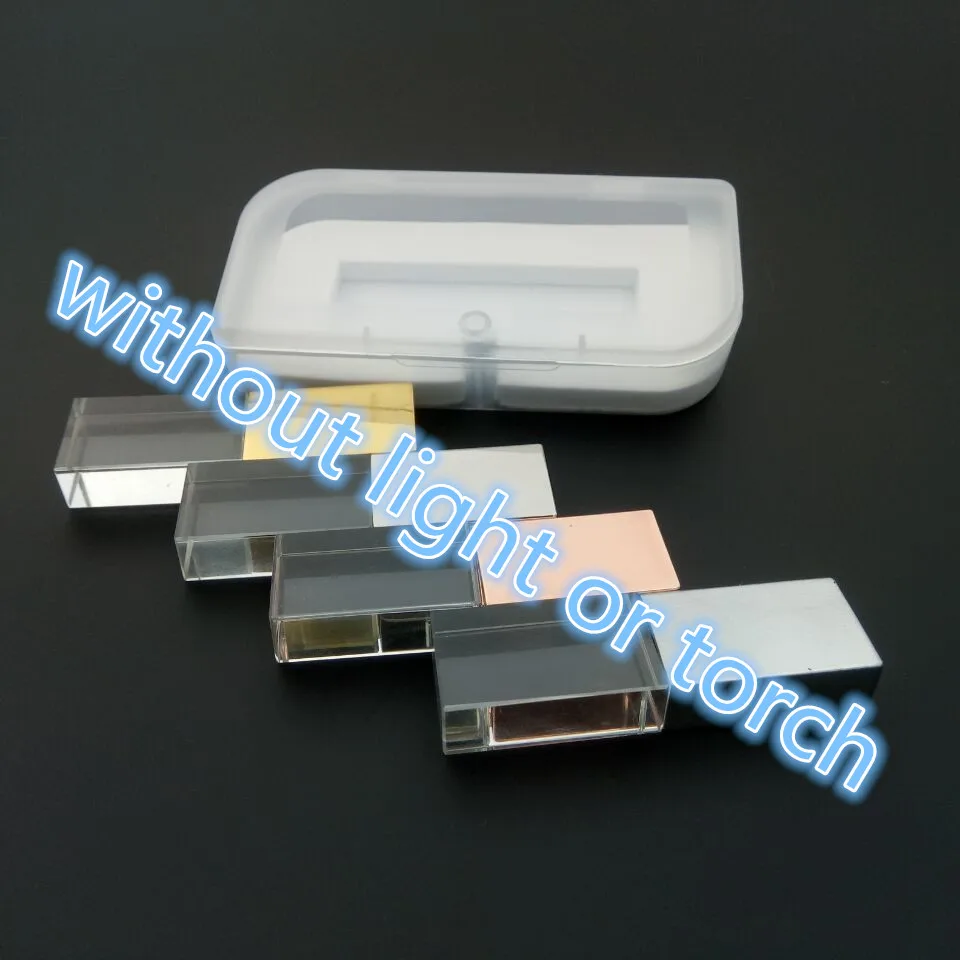 Хрустальные usb накопители 3D печать логотипа на заказ 10 шт./лот 4 ГБ 8 16 флеш