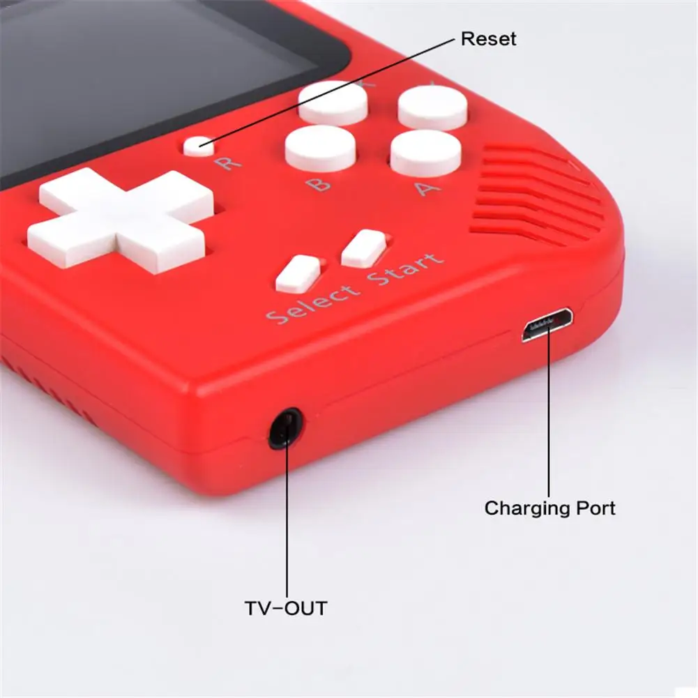 

Portable Mini Retro Handheld Game Console 32-Bit 2.5 Inch Color LCD Kids Color Game Player Support Micro SD Card Games