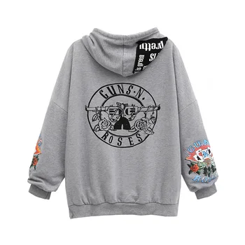 

2017 Autumn Winter Hooeded Hoodies Sweatshirts Women Elegant Embroidery Flowers Long-sleeved Pullover Fashion High Quality Hoody