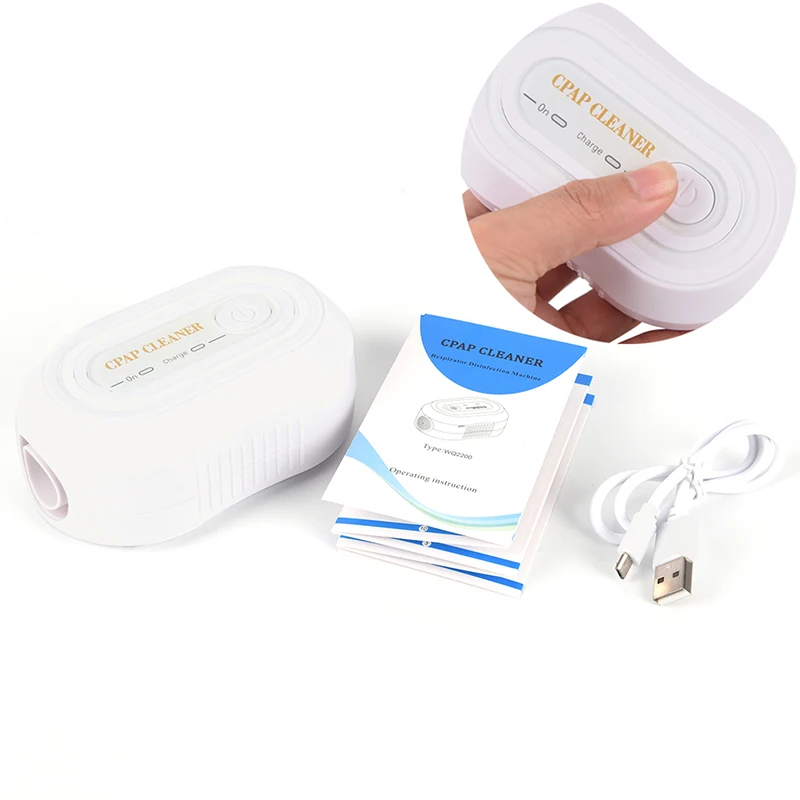 

1 Set Home Use Portable Mini CPAP Cleaner Disinfector CPAP Air Tubes Clean White