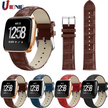 

Leather Watch Band Strap for Fitbit Versa Smart Watch Replacement Wristband Sport Bracelet Watchband Strap for Fitbit Versa