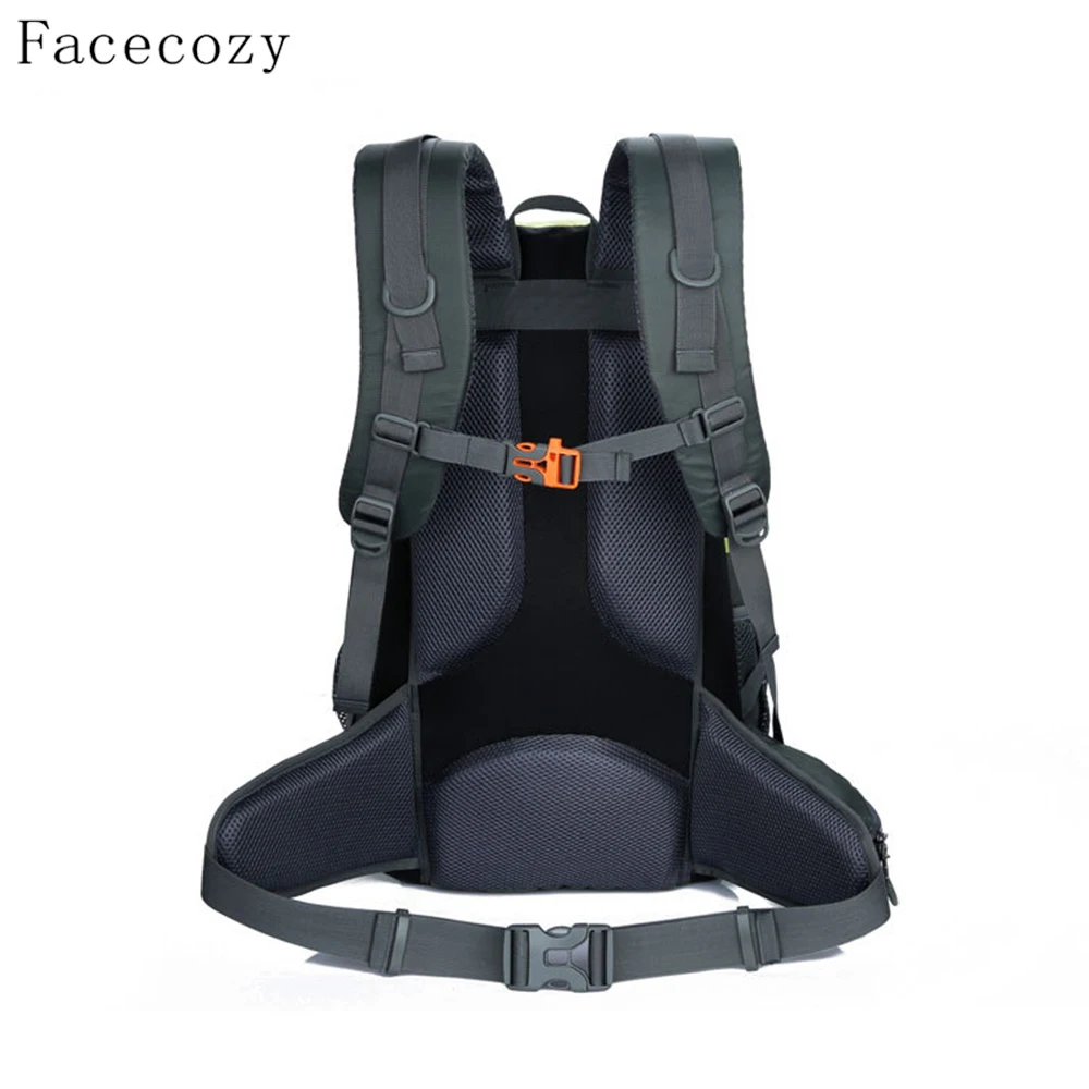 Facecozy Mochila Deportiva Profesional Hombres Mujeres 40L Mochila Unisex De Capacidad Grande Mochila De Nailon Impermeable Ultralight Transpirable Mochila Senderismo Viaje Acampada Pesca Trekking - 4